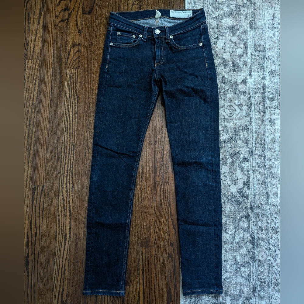 Women's Rag & Bone High Rise Skinny Jean, Size 24